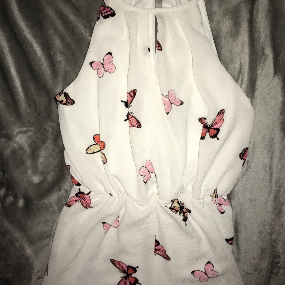Keyhole Butterfly Romper